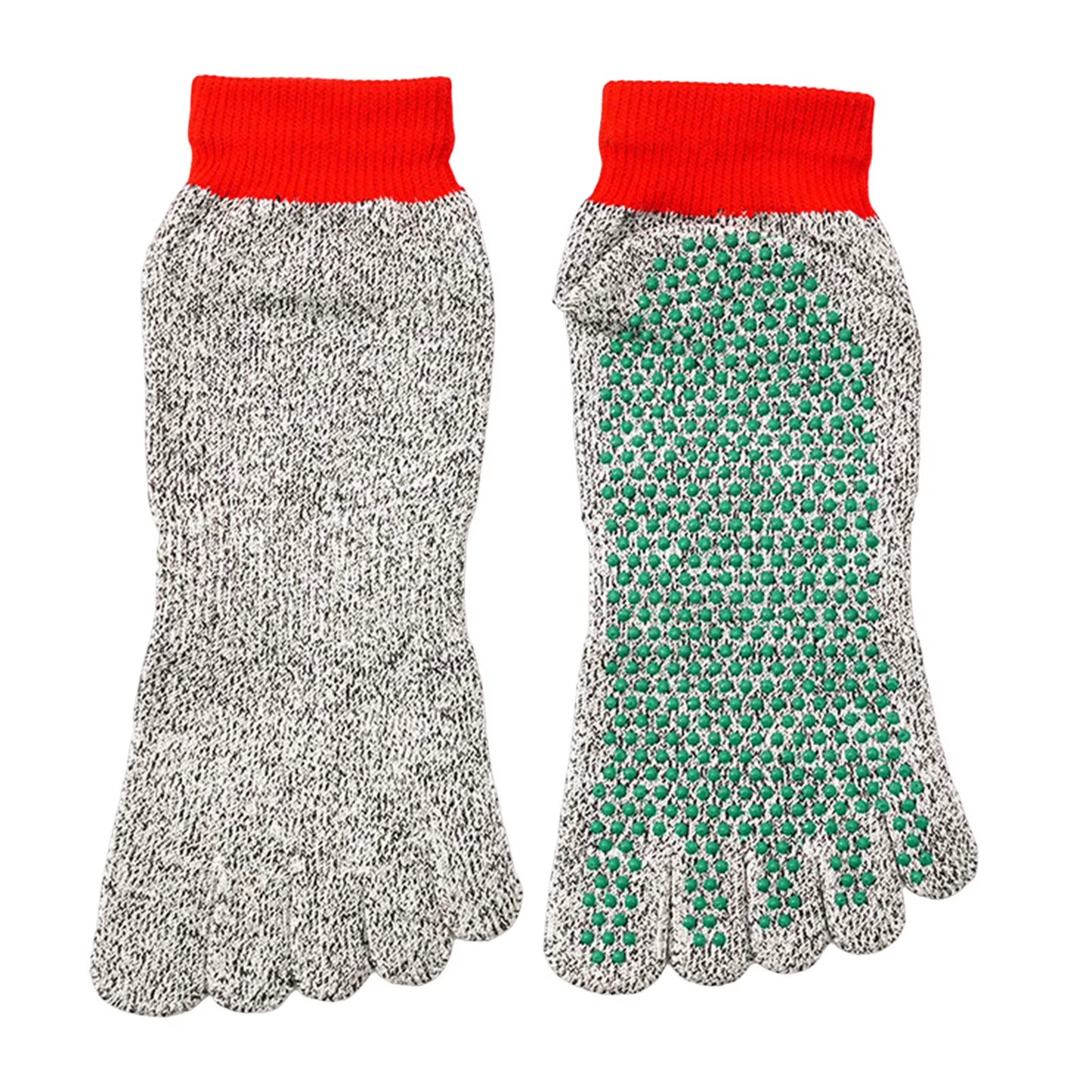 Anti Slip Toe Socks for Outdoor Sports Sweat-Absorbent Outdoor Sports Socks for Men Women