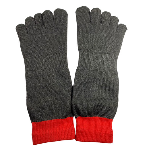 Anti Slip Toe Socks for Outdoor Sports Sweat-Absorbent Outdoor Sports Socks for Men Women